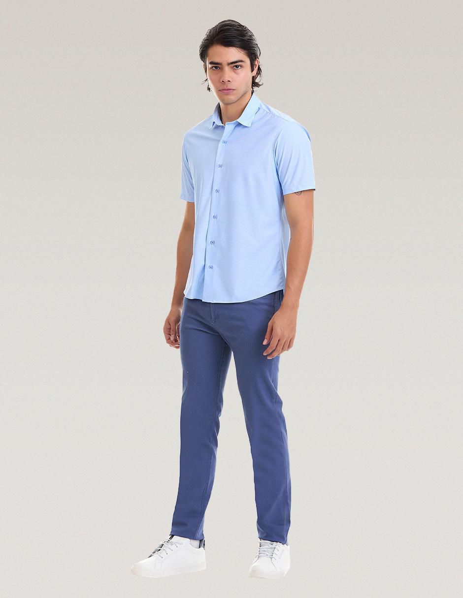 Camisa Business casual manga corta para hombre 3