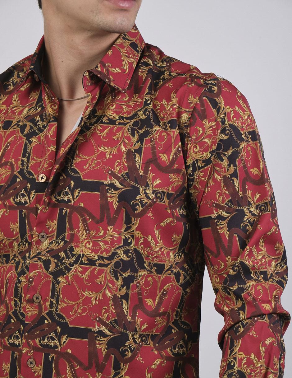Camisa casual manga larga para hombre 2