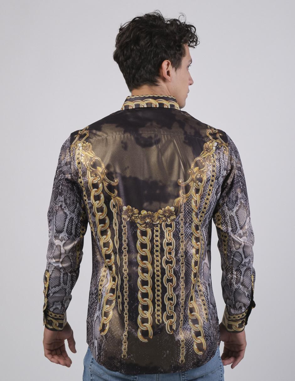 "camisa/sobrecamisa" casual benziny "de" (si aplica) poliéster y algodón "manga" larga "para hombre"