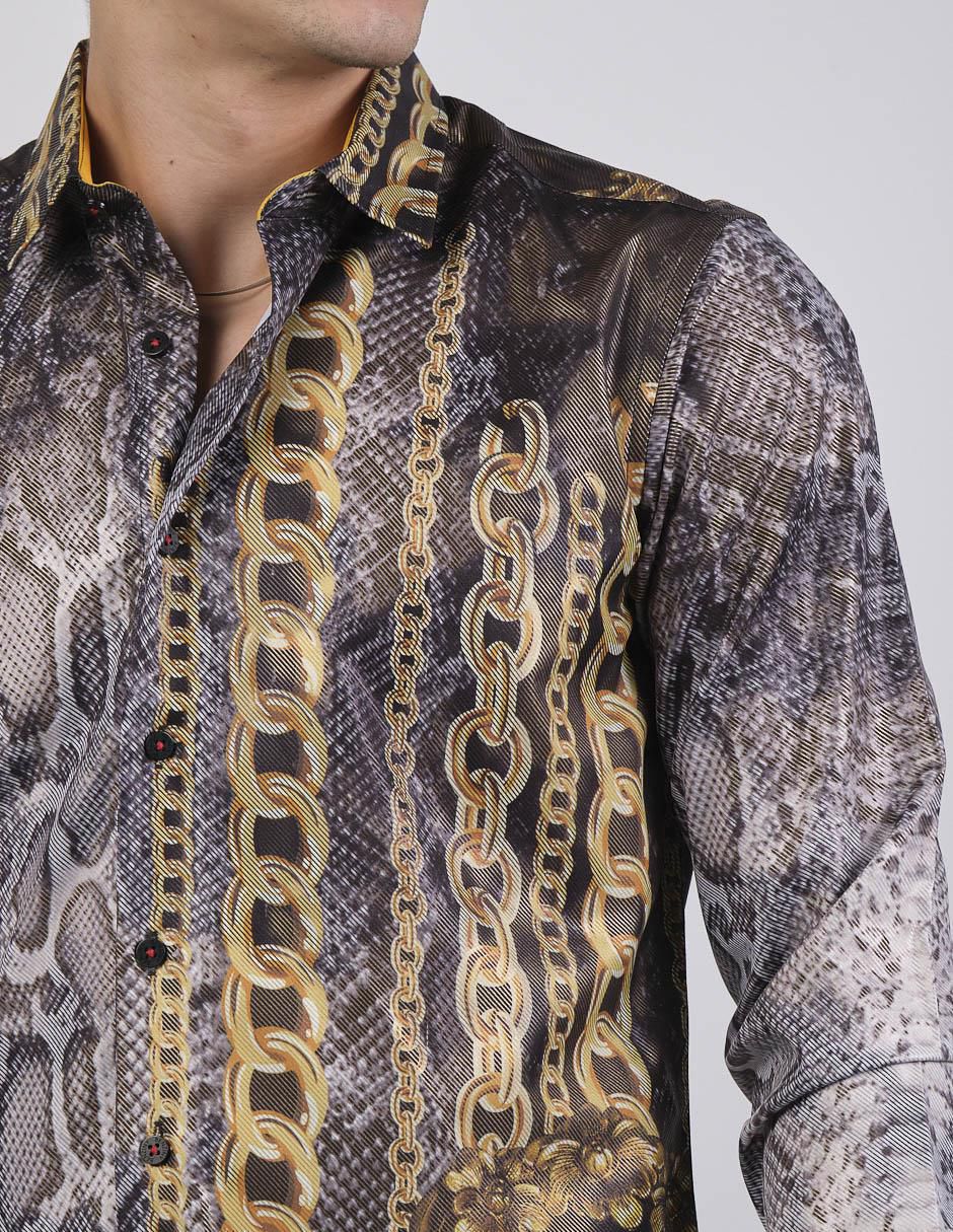 "camisa/sobrecamisa" casual benziny "de" (si aplica) poliéster y algodón "manga" larga "para hombre"