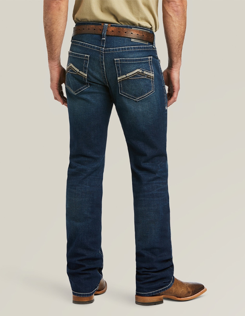 Jeans bota lavado bitono para hombre 2