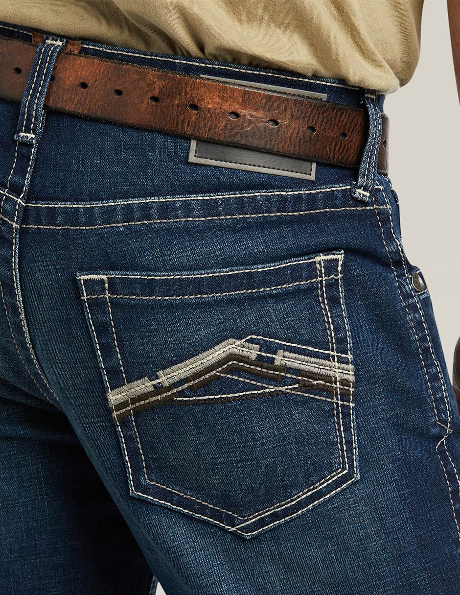 Jeans bota lavado bitono para hombre 4