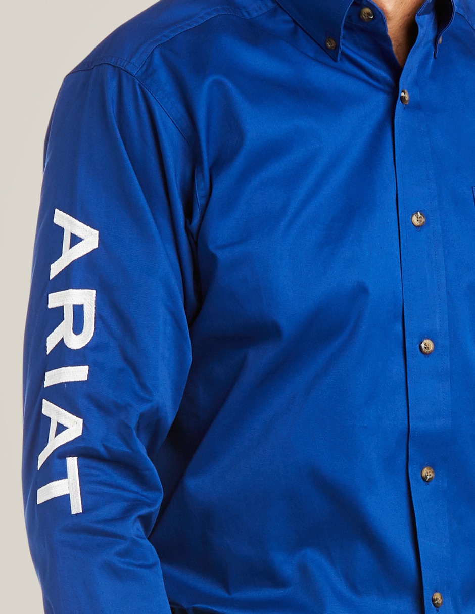 Camisa casual de algodón manga larga para hombre 3