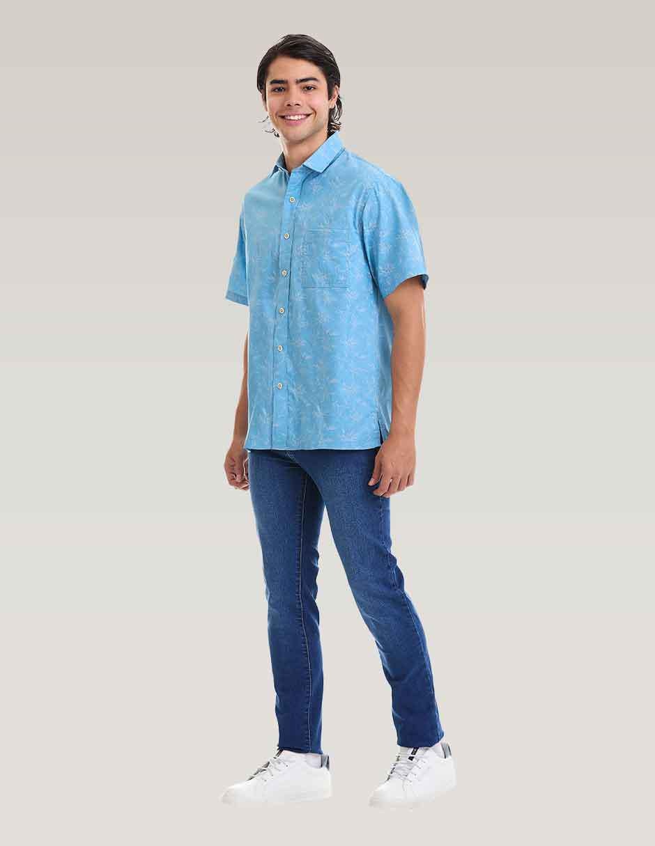 Camisa Business Casual de algodón manga corta para hombre 2