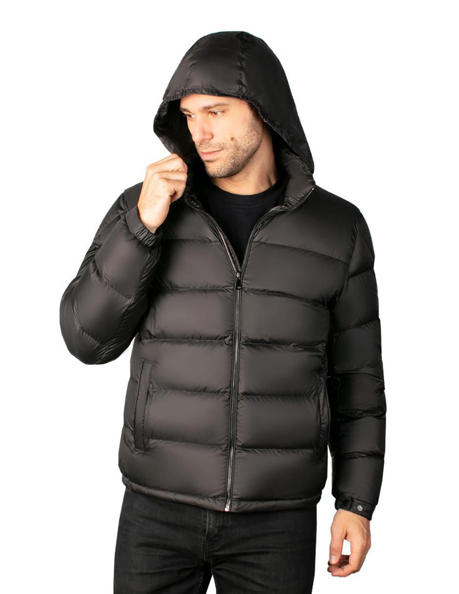Chamarra acolchada con capucha para hombre 5