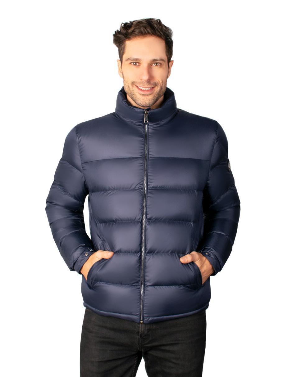 Chamarra acolchada con capucha para hombre Chamarra acolchada con capucha para hombre