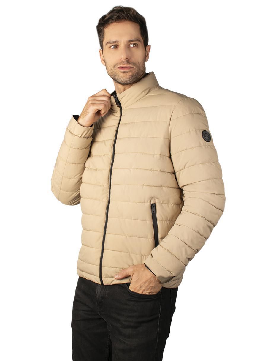 Chamarra acolchada repelente al agua reversible para hombre 3
