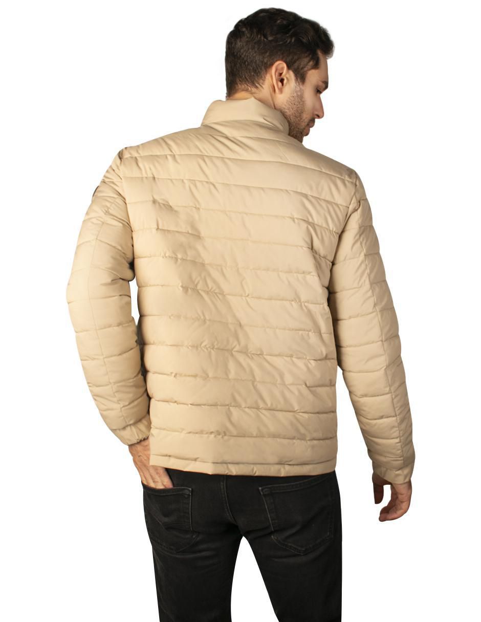 Chamarra acolchada repelente al agua reversible para hombre 5