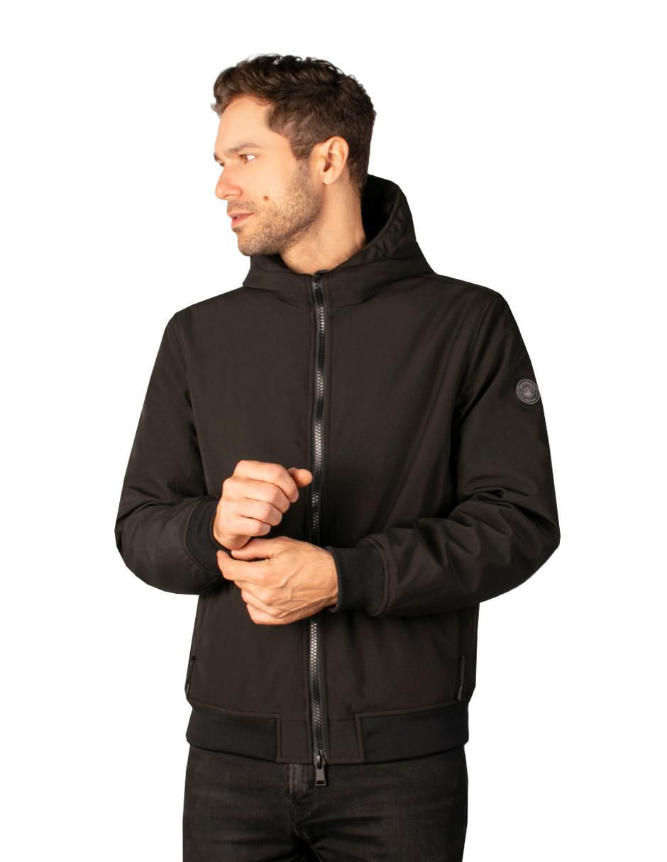 Chamarra casual con capucha para hombre 4