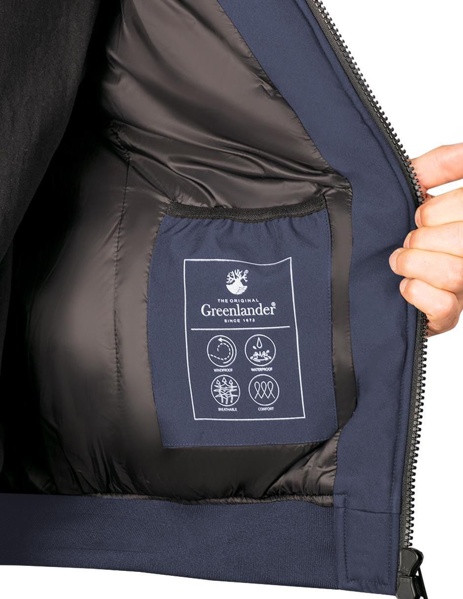 Chamarra casual Greenlander con capucha para hombre