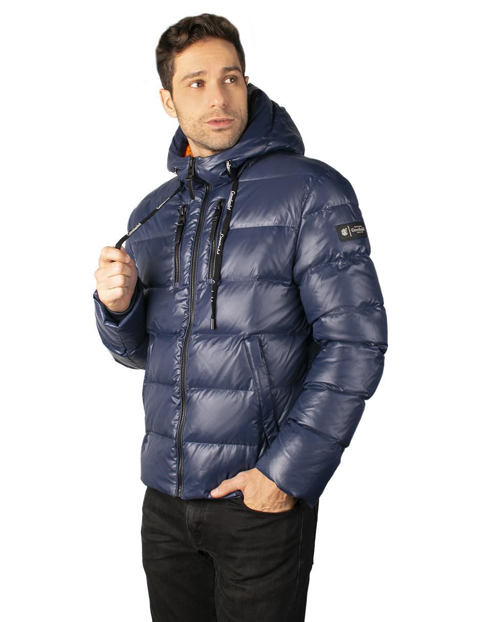 Chamarra acolchada con capucha para hombre 3