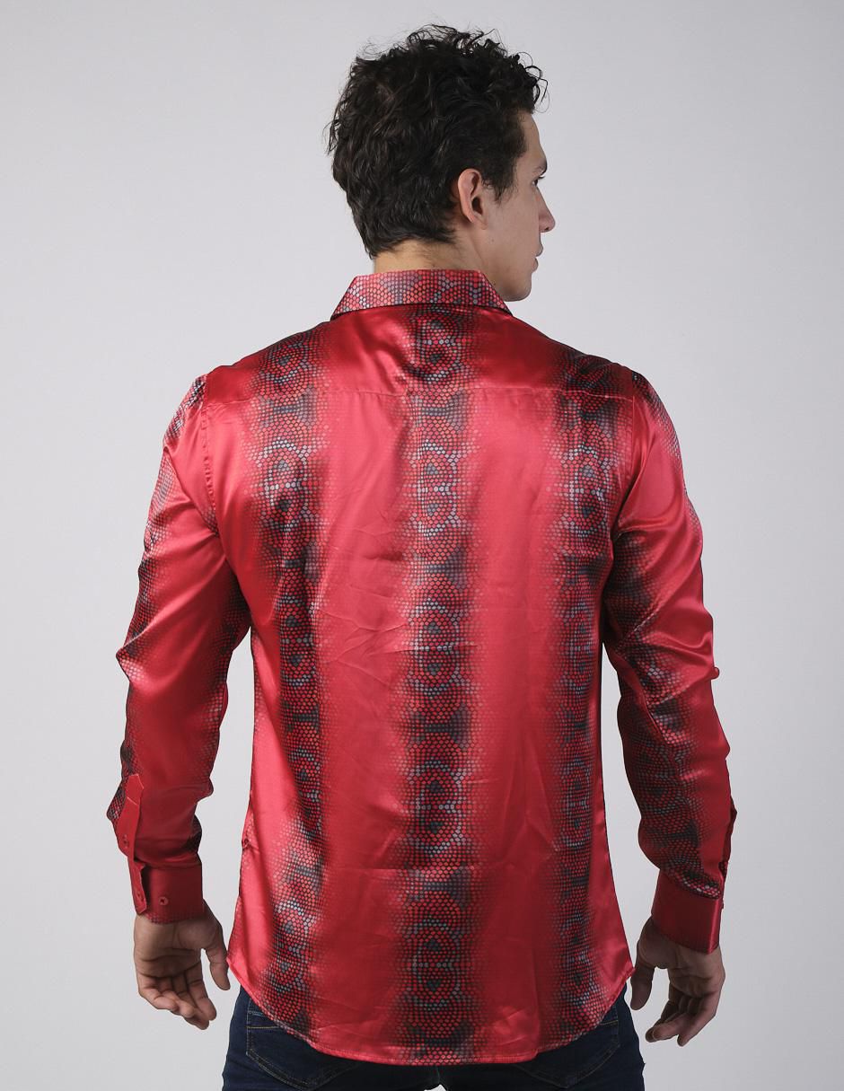 Camisa casual manga larga para hombre 4
