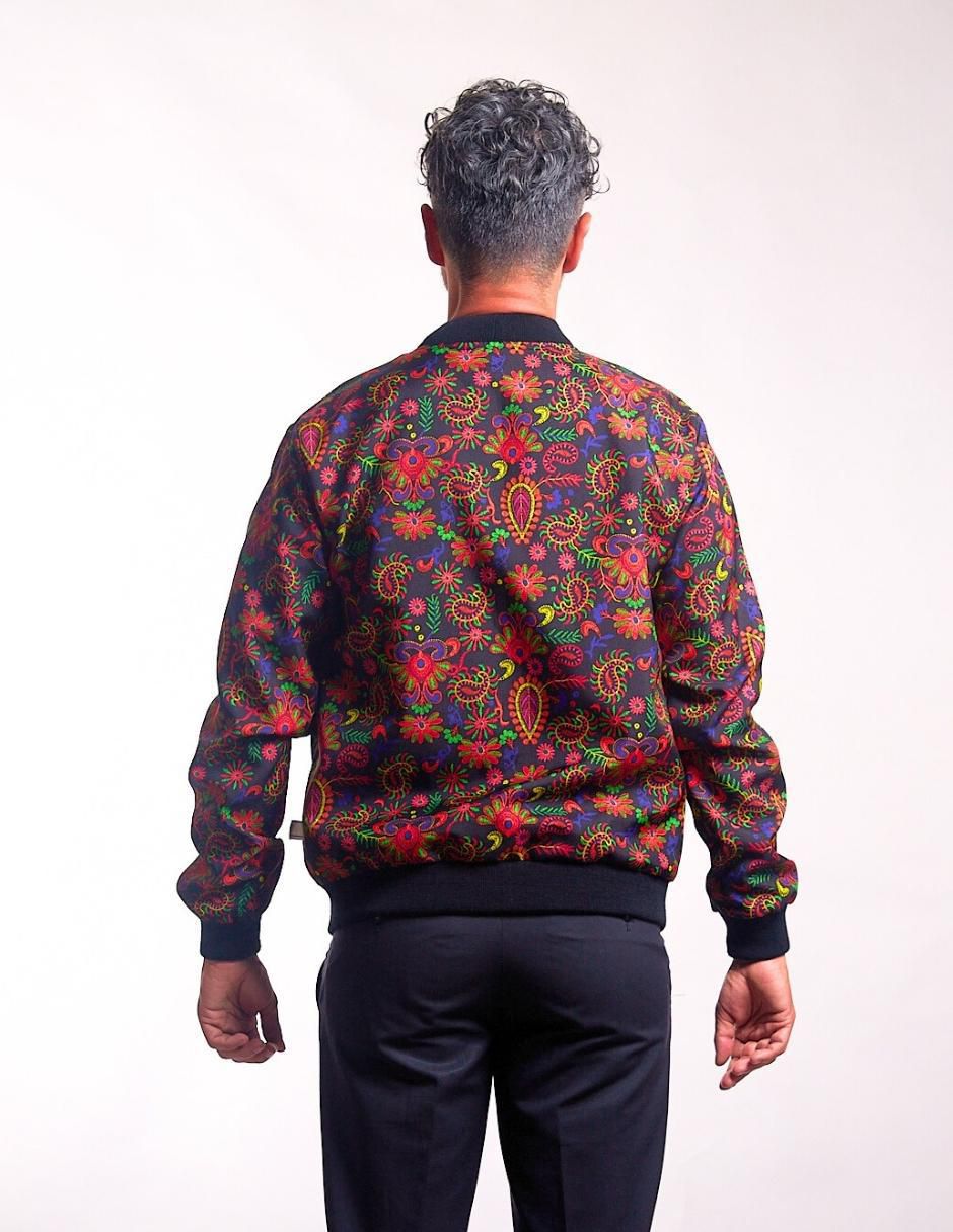 Chamarra bomber texturizado para hombre 3