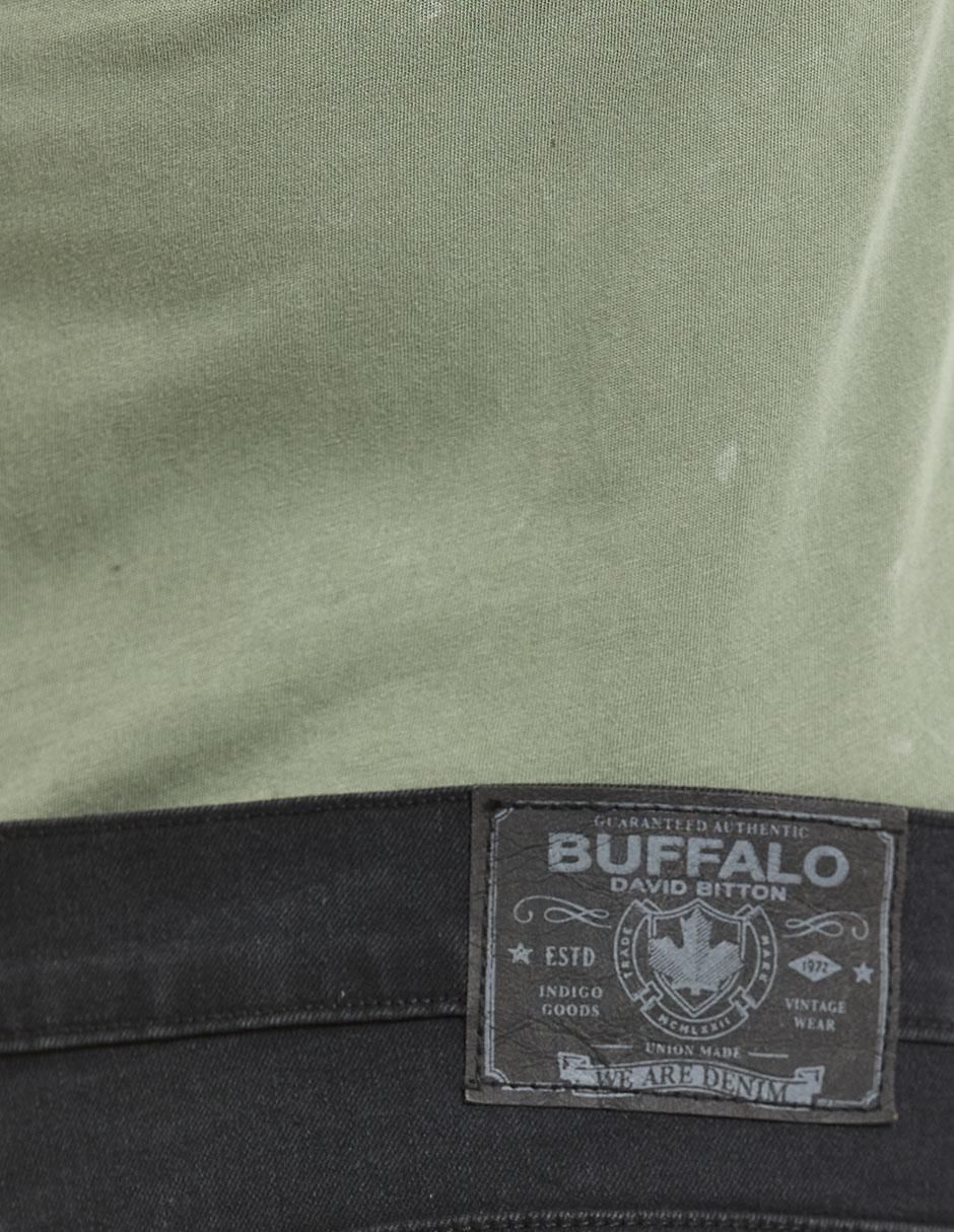 Jeans straight lavado stone wash para hombre 6