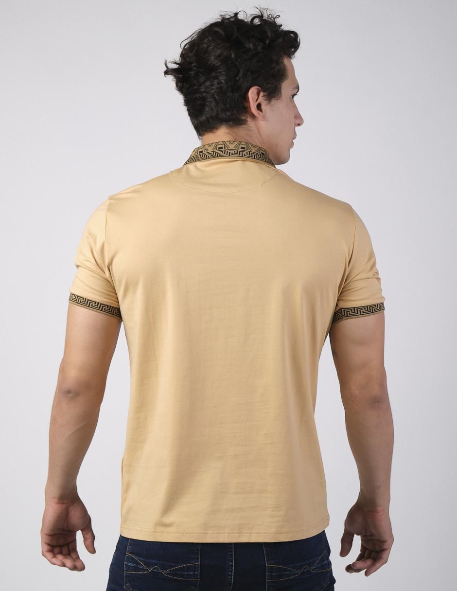 Playera tipo polo tipo polo BZ-101-Khaki "para hombre" 2