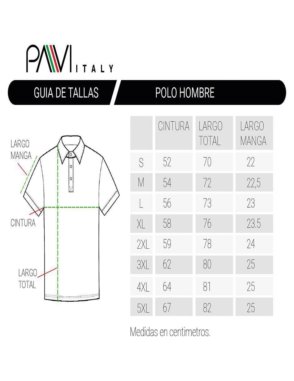 Playera tipo polo 05-3080B para hombre 6