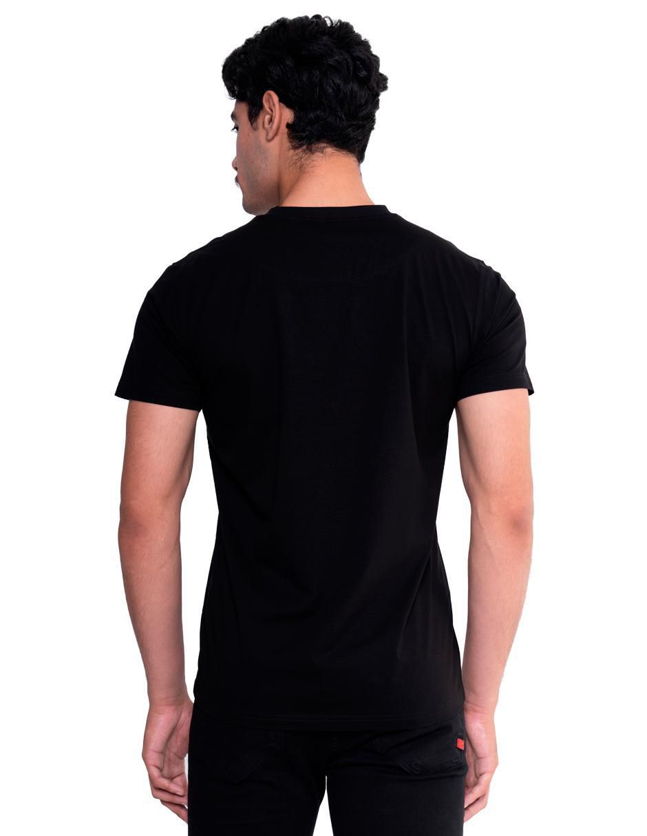 Playera 04-5079N cuello redondo para hombre 4