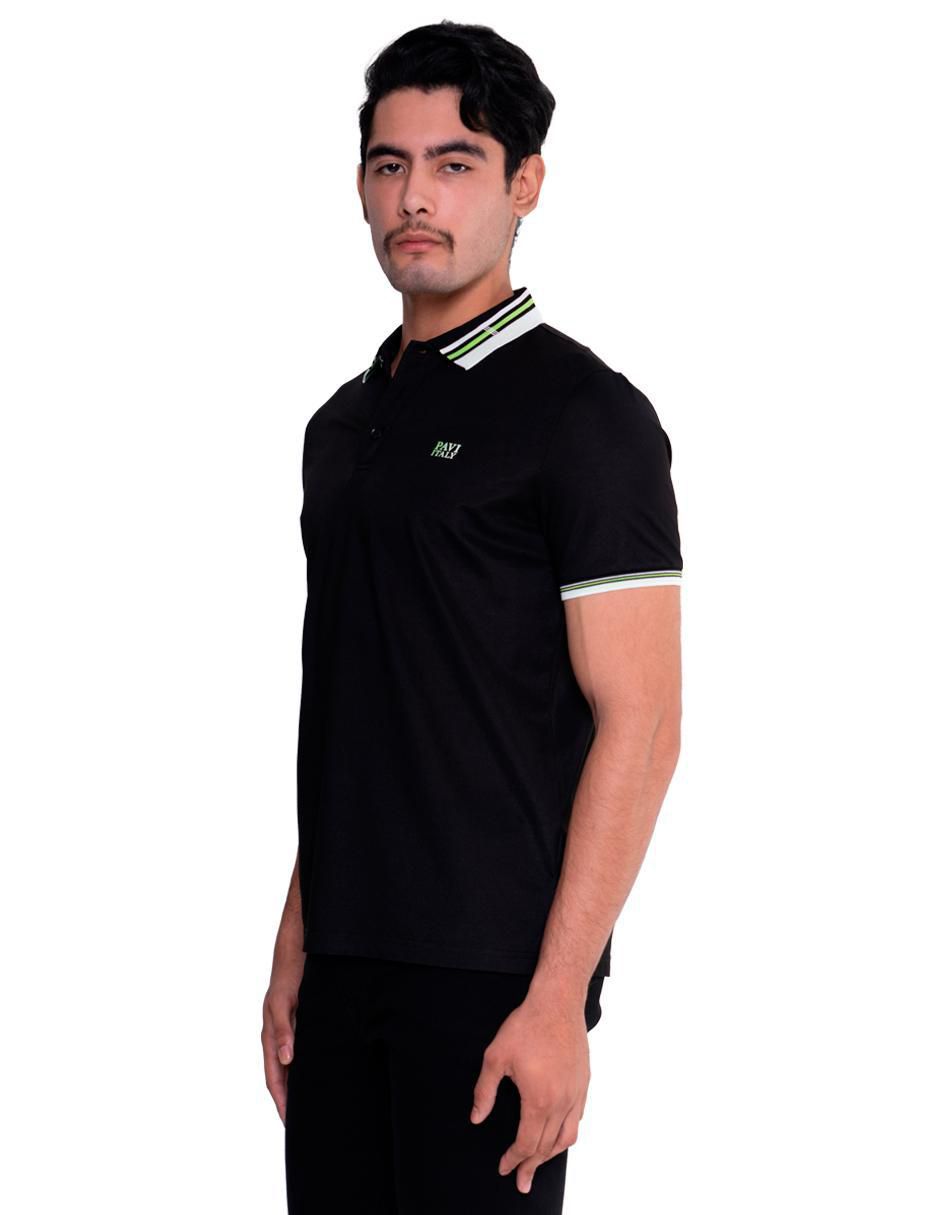 Playera tipo polo 05-3081N para hombre 3