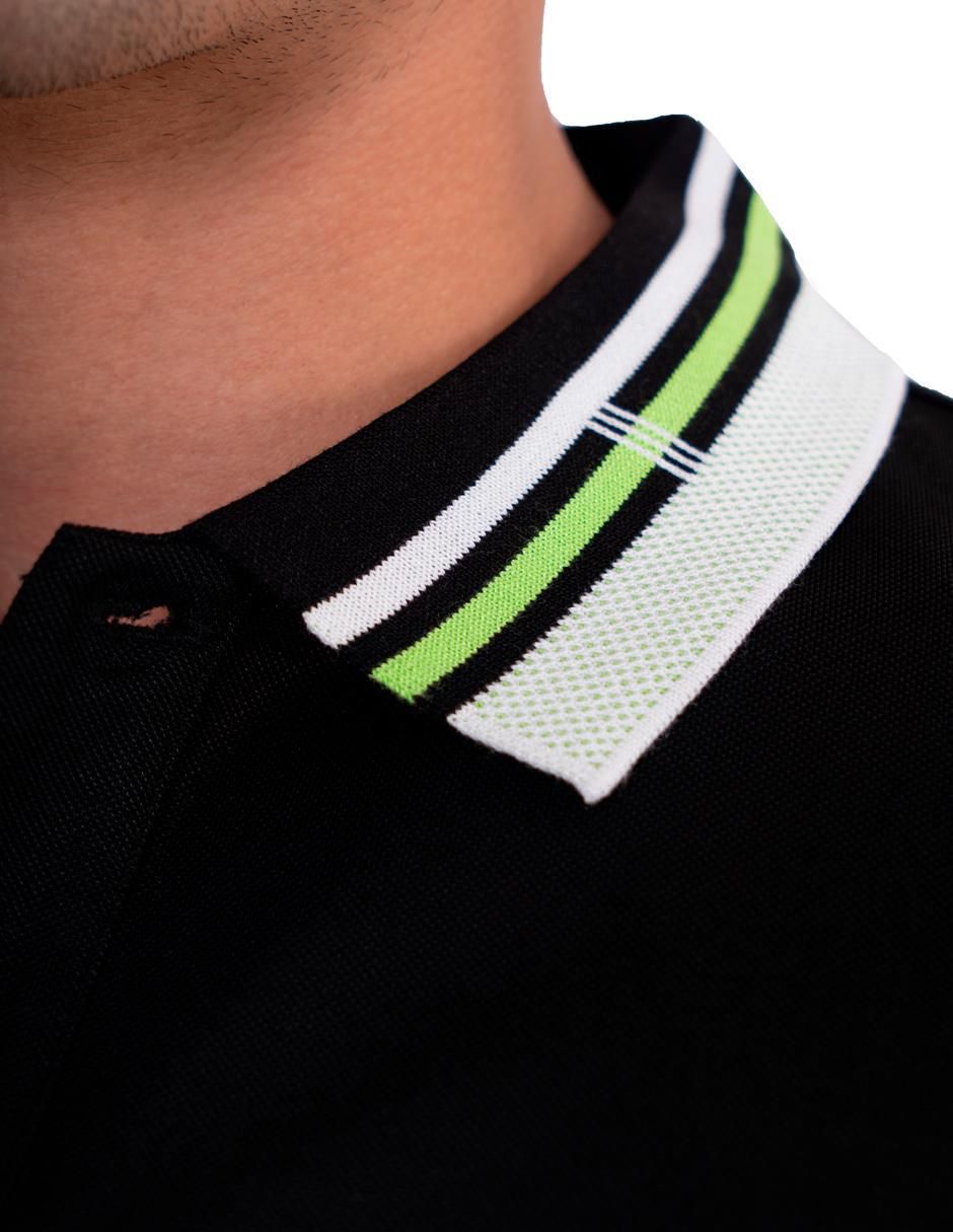 Playera tipo polo 05-3081N para hombre 7