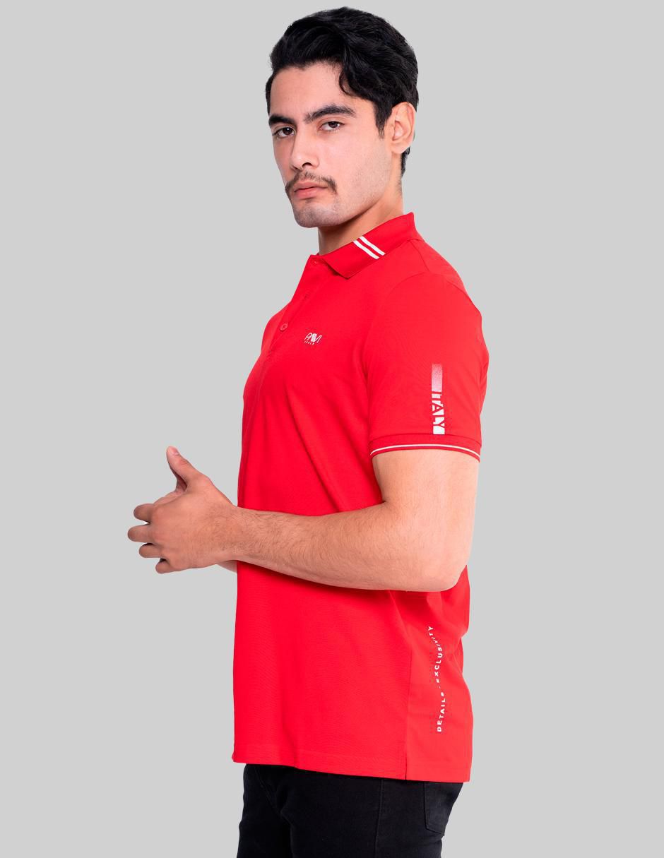 Playera tipo polo 05-3086R para hombre 3