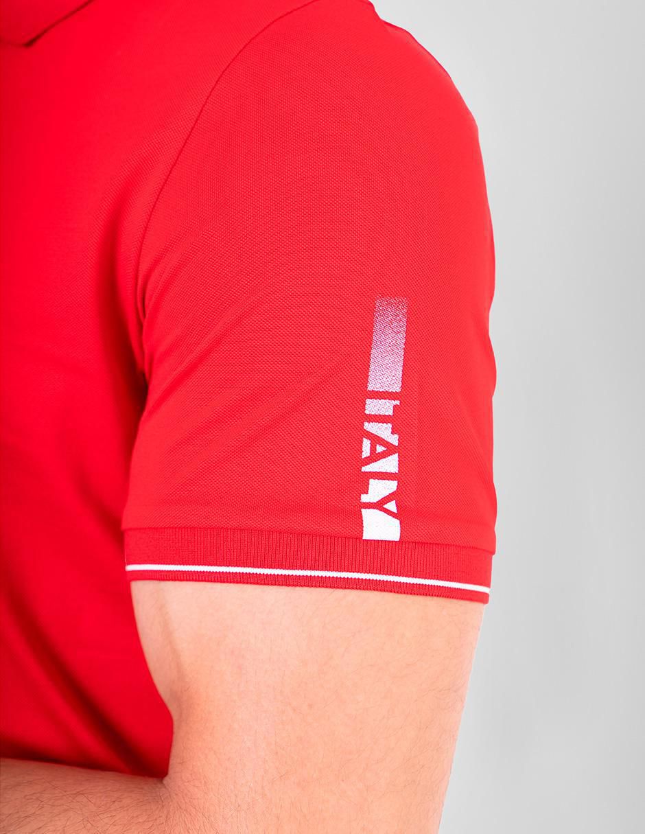 Playera tipo polo 05-3086R para hombre 4