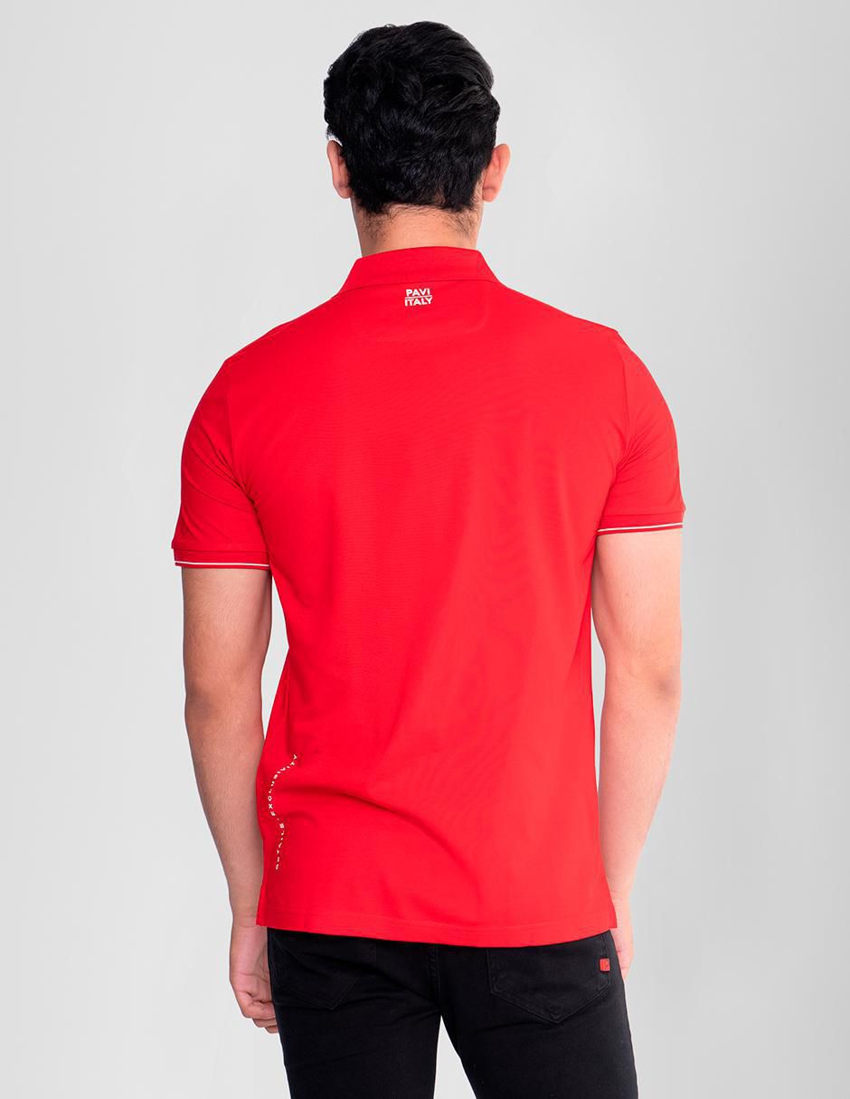 Playera tipo polo 05-3086R para hombre 5