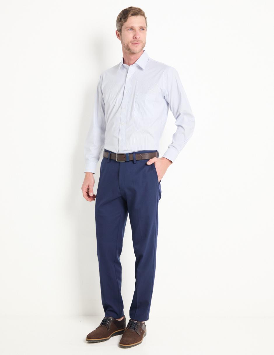Pantalón de vestir slim de algodón para hombre 3