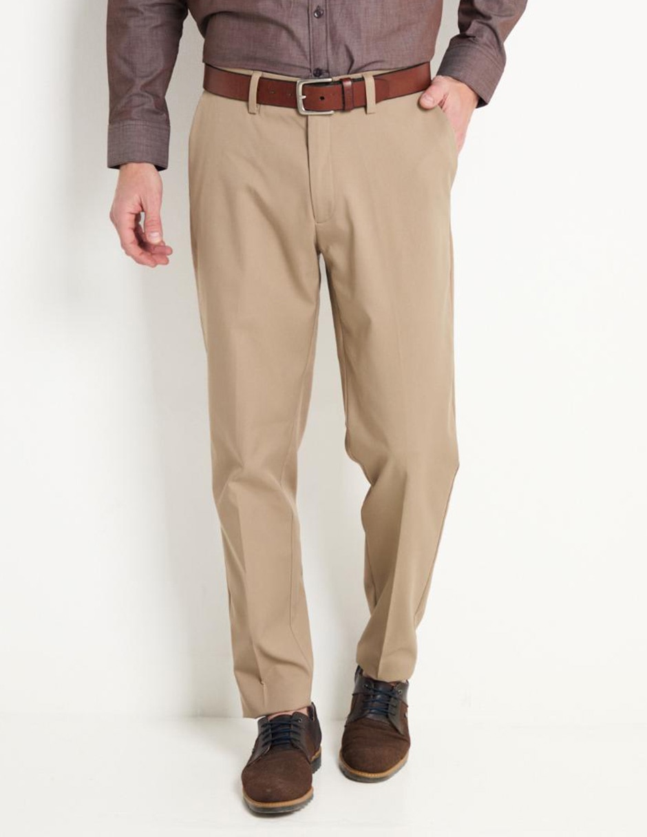 Pantalón de vestir slim de algodón para hombre Pantalón de vestir slim de algodón para hombre