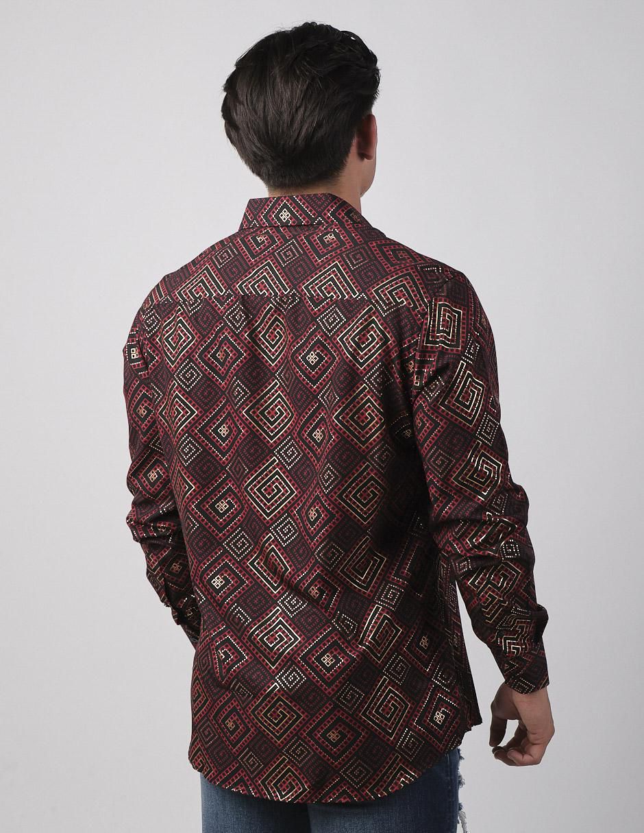 Camisa casual de algodón manga larga para hombre 2