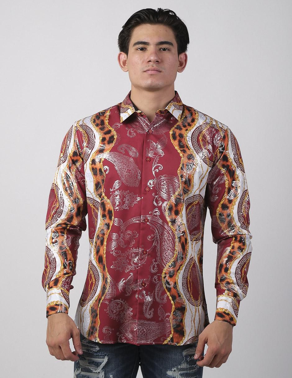 Camisa casual de algodón manga larga para hombre Camisa casual de algodón manga larga para hombre