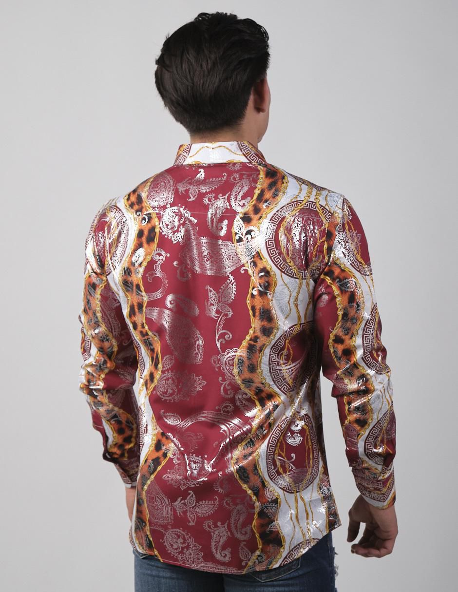 Camisa casual de algodón manga larga para hombre 2