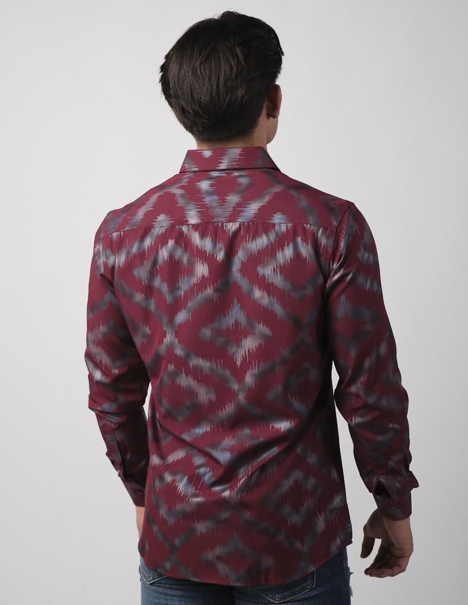 Camisa casual de algodón manga larga para hombre 2