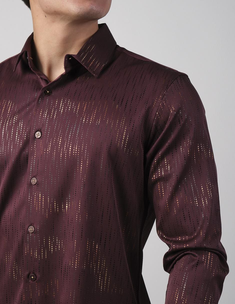 Camisa casual de algodón manga larga para hombre 4