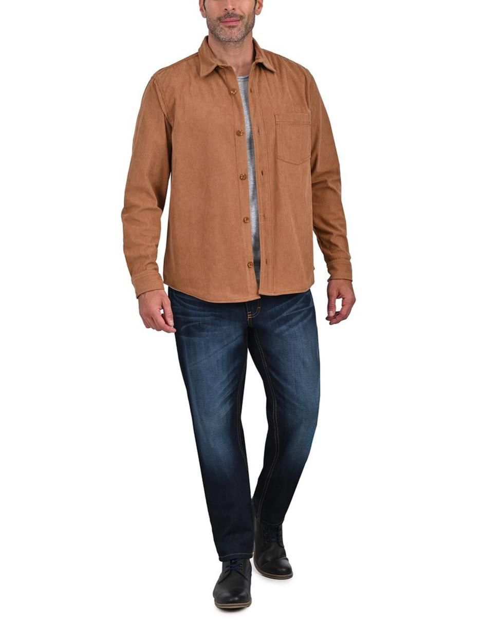 Camisa casual manga larga para hombre 5
