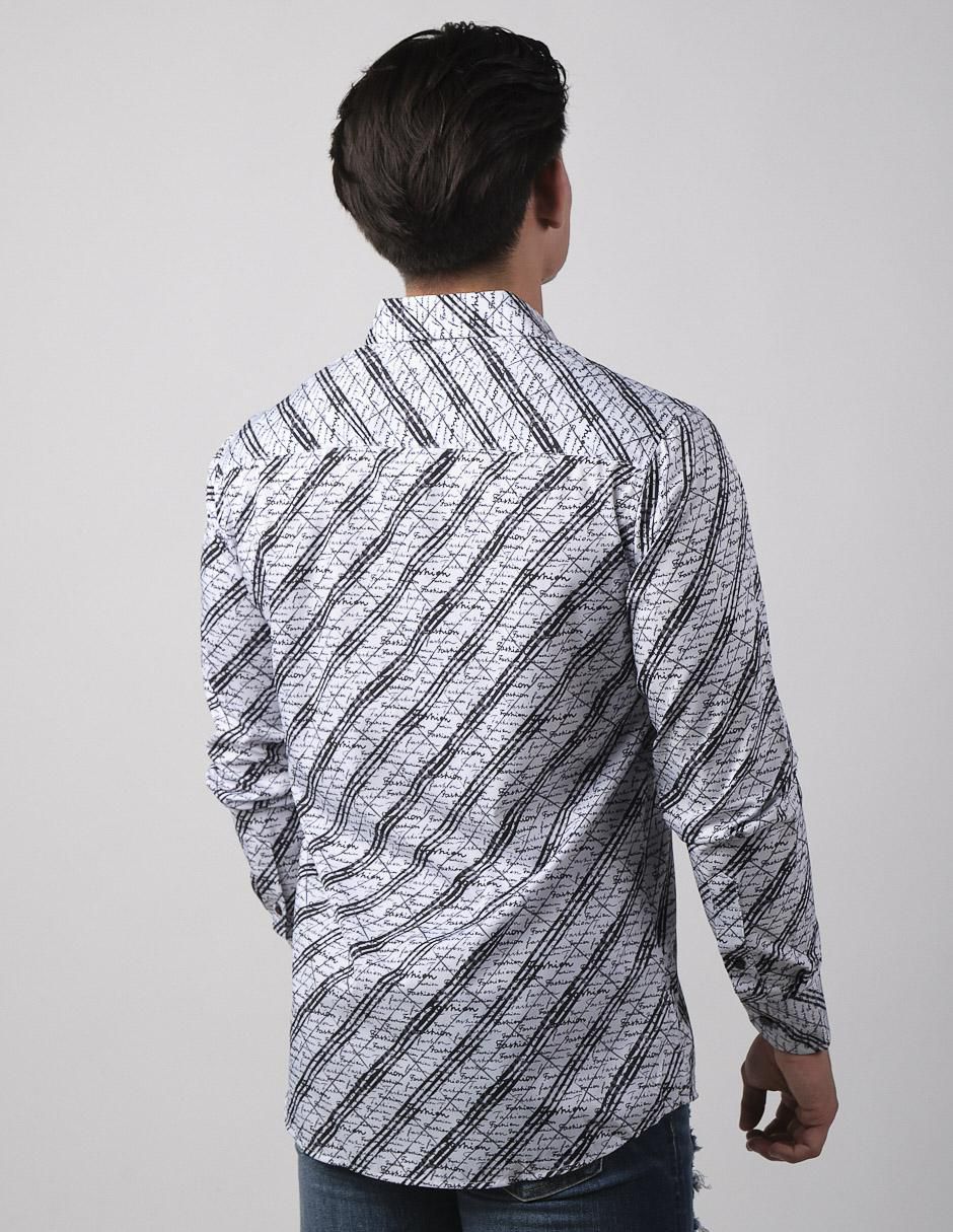 Camisa casual de algodón manga larga para hombre 2