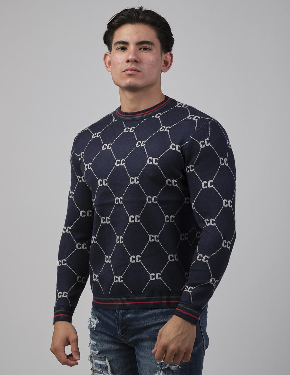 Suéter cuello redondo para hombre