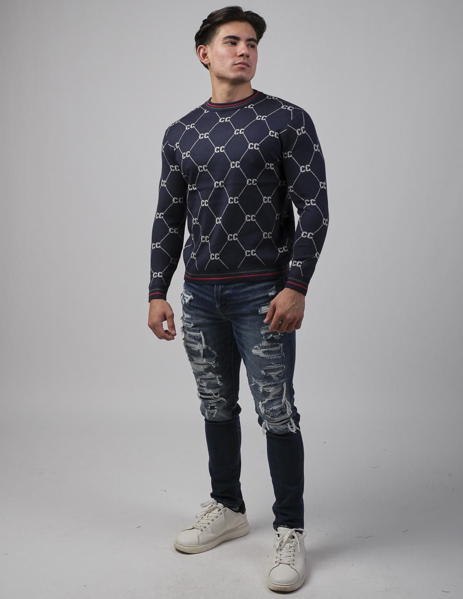 Suéter cuello redondo para hombre 3