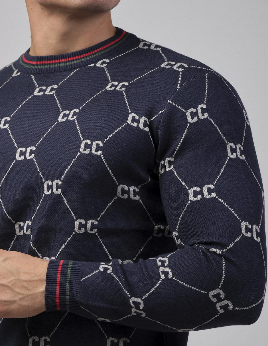 Suéter cuello redondo para hombre 4