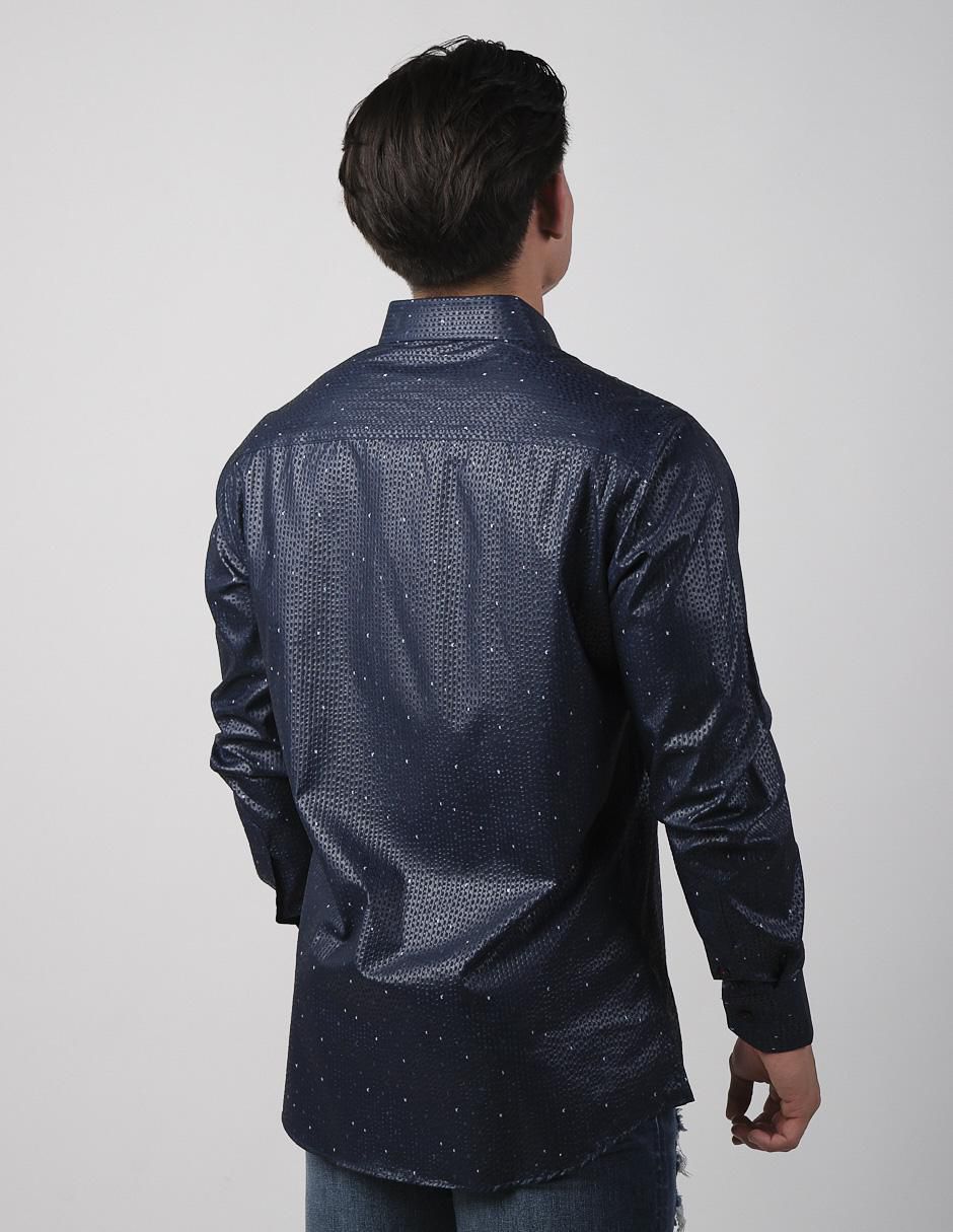 Camisa casual de algodón manga larga para hombre 2