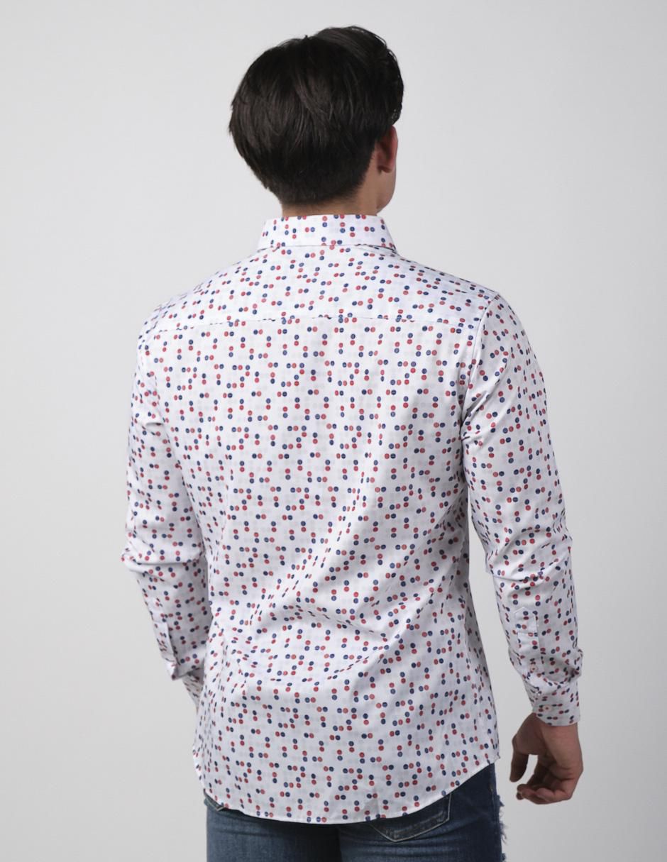 Camisa casual manga larga para hombre 2