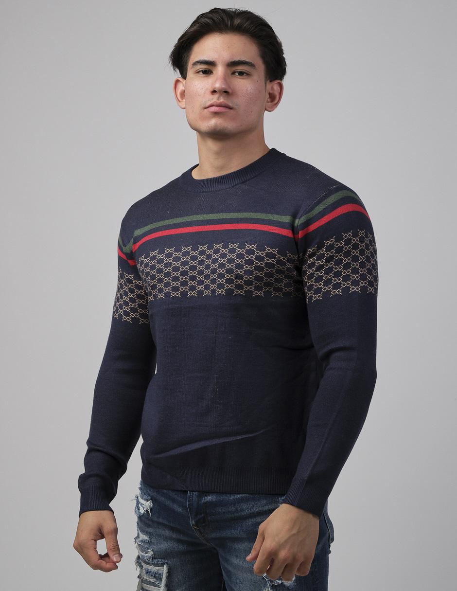 Suéter cuello redondo para hombre