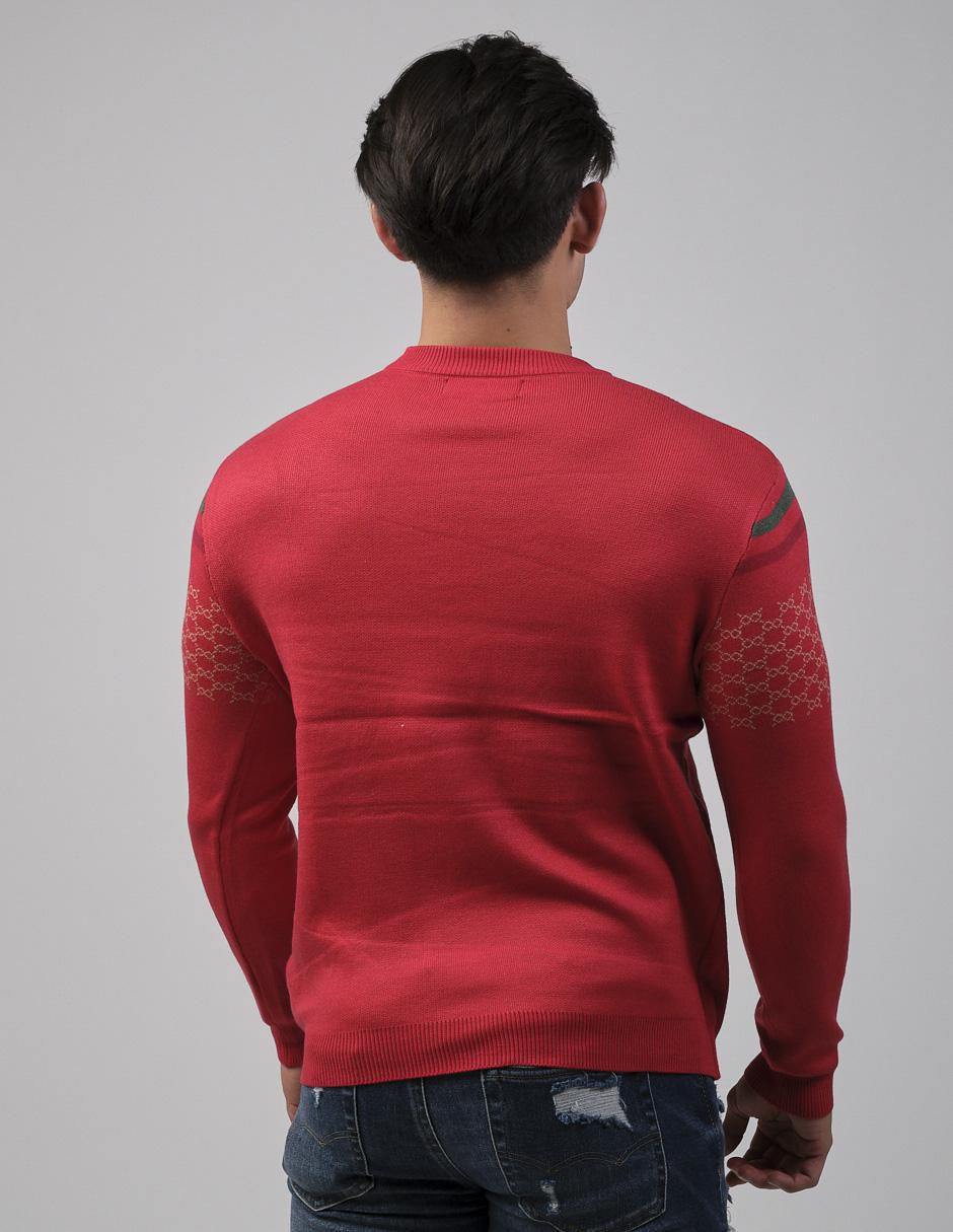 "suéter" moderno "cuello" redondo "para hombre"
