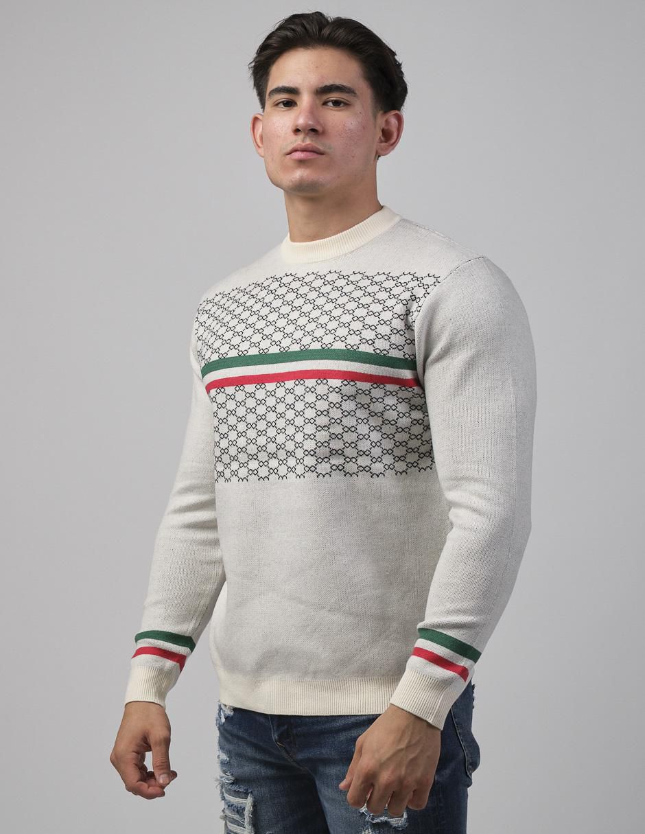 Suéter cuello redondo para hombre