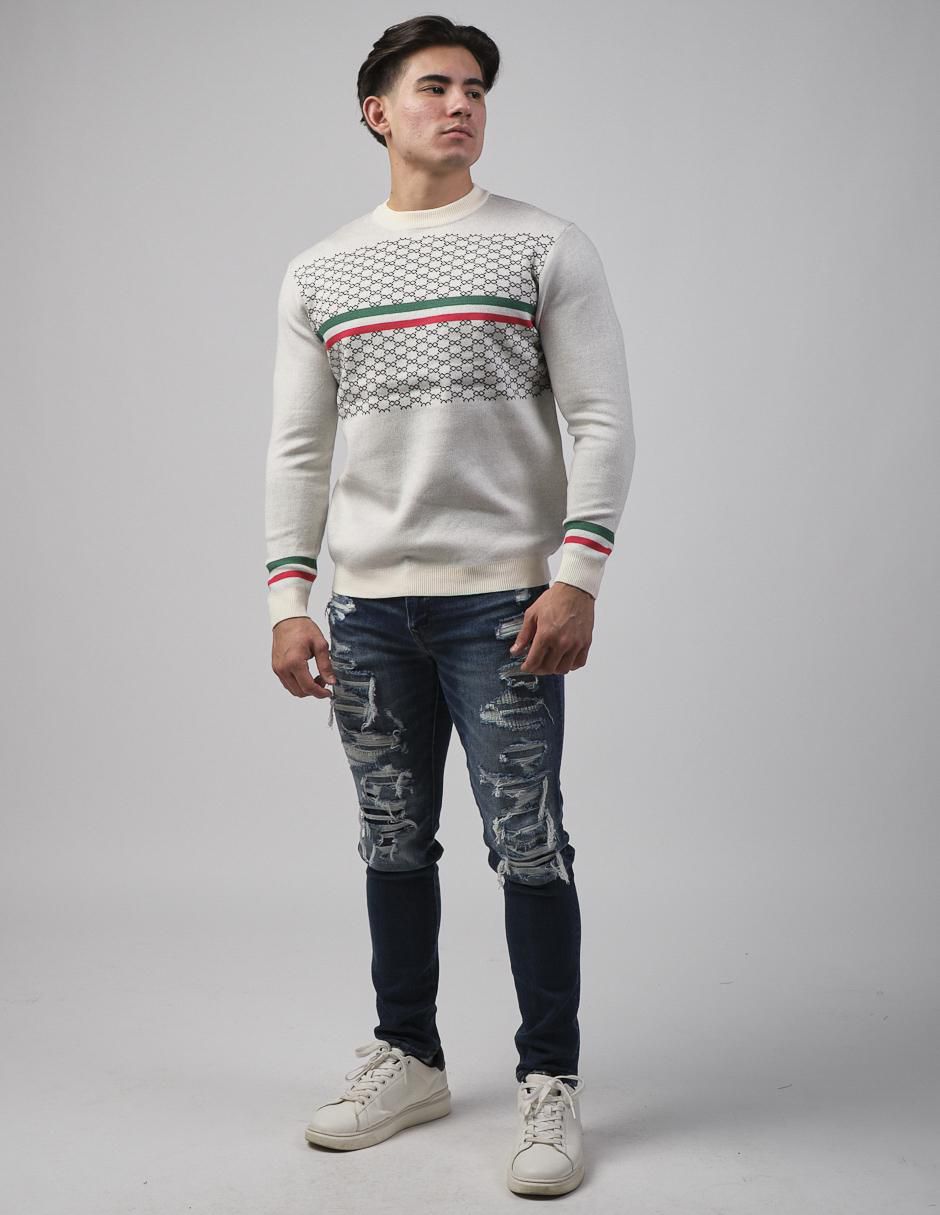 Suéter cuello redondo para hombre 3