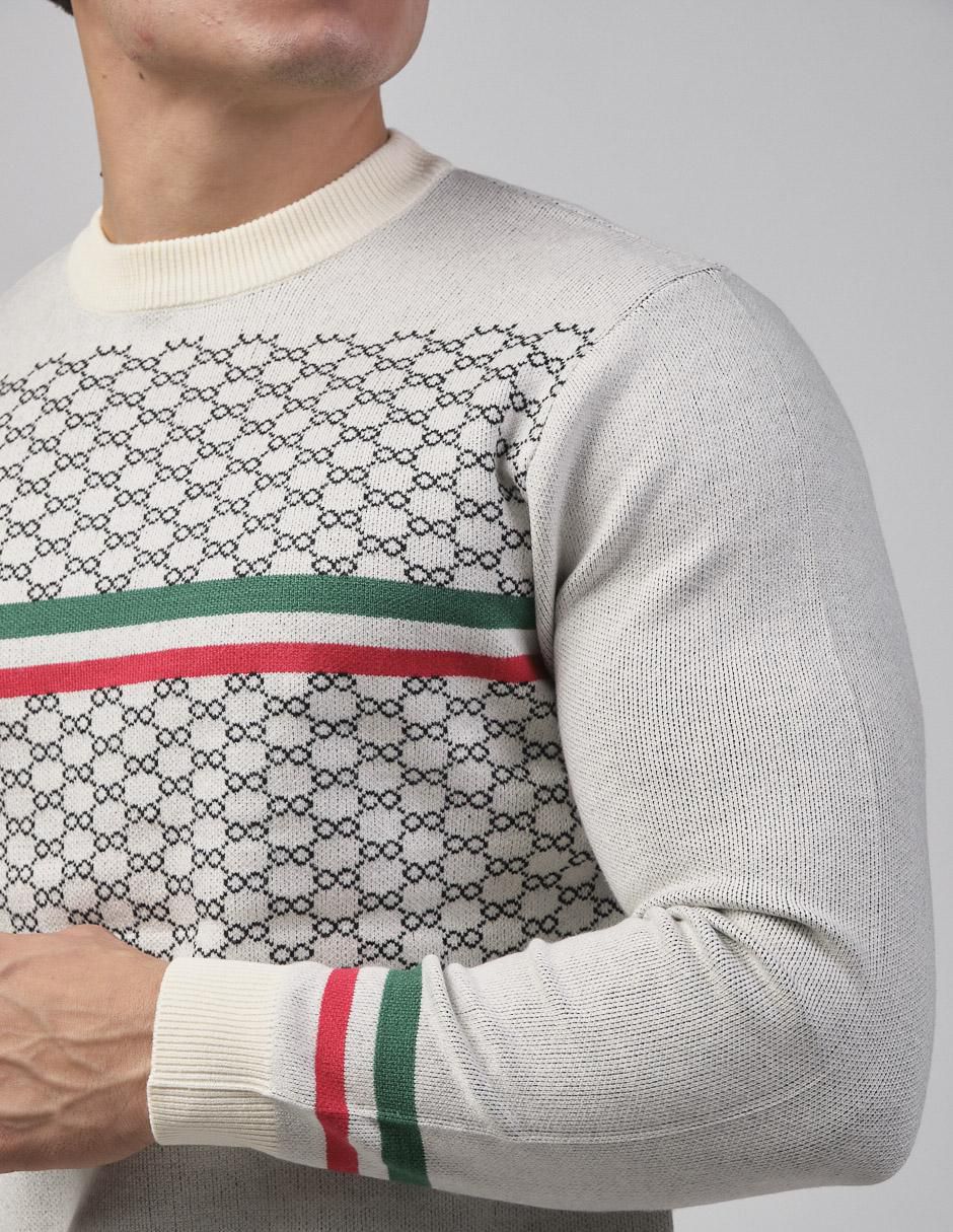 Suéter cuello redondo para hombre 4