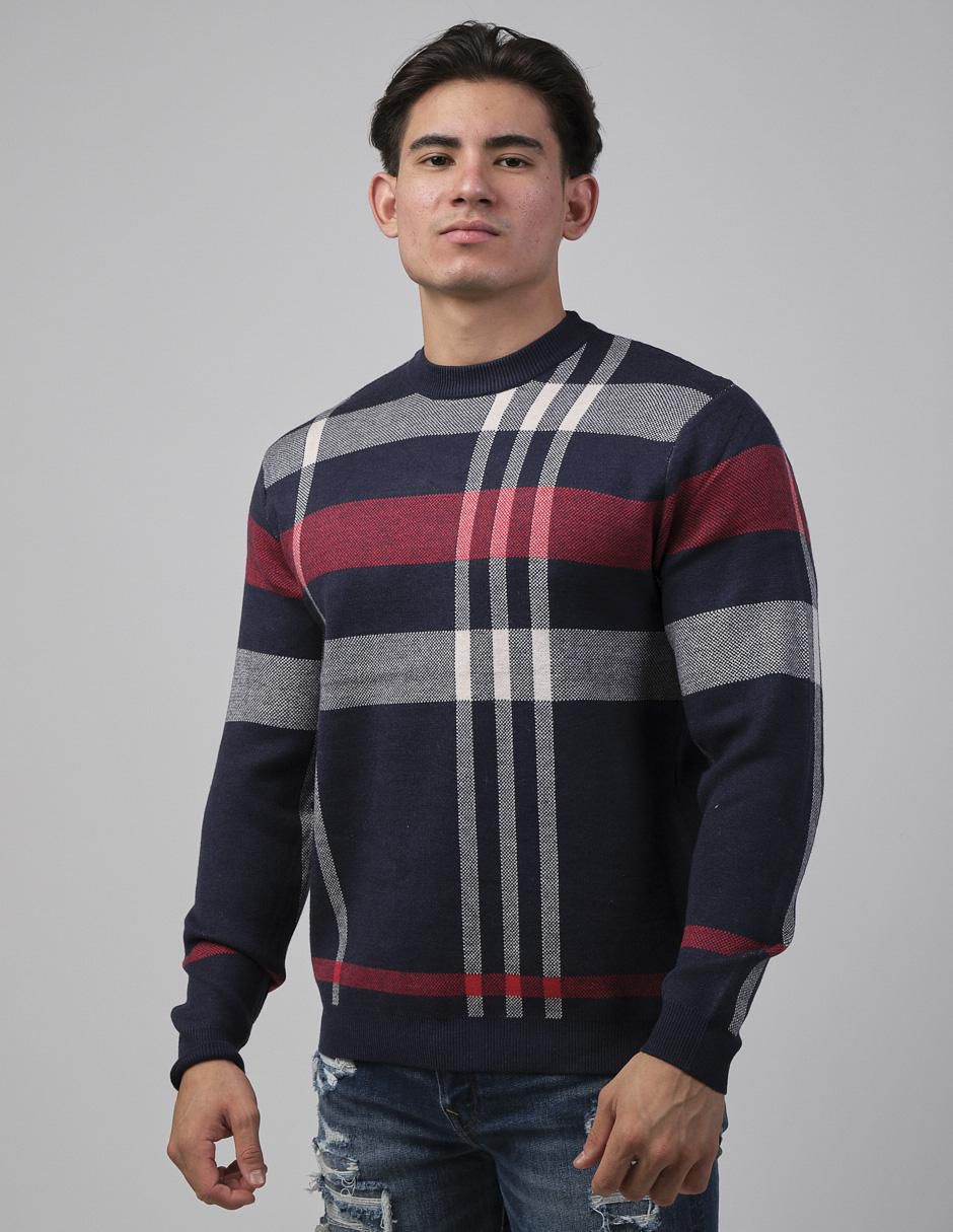 Suéter cuello redondo para hombre