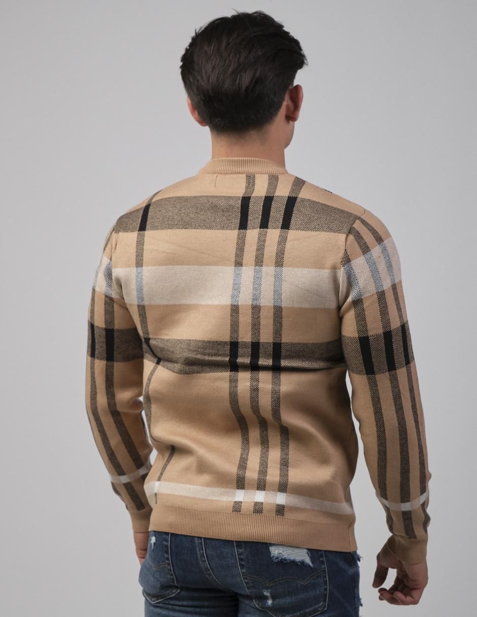 "suéter" moderno "cuello" redondo "para hombre"