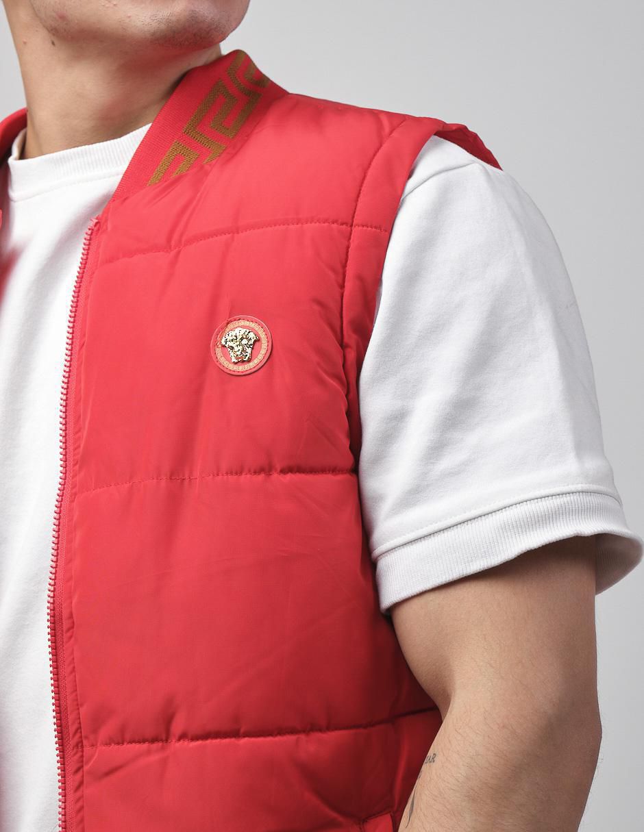 "chaleco" moderno no algodón sin diseño "para hombre"