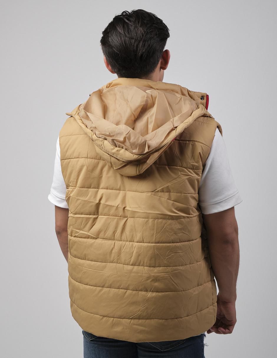 "chaleco" moderno no algodón con capucha "para hombre"