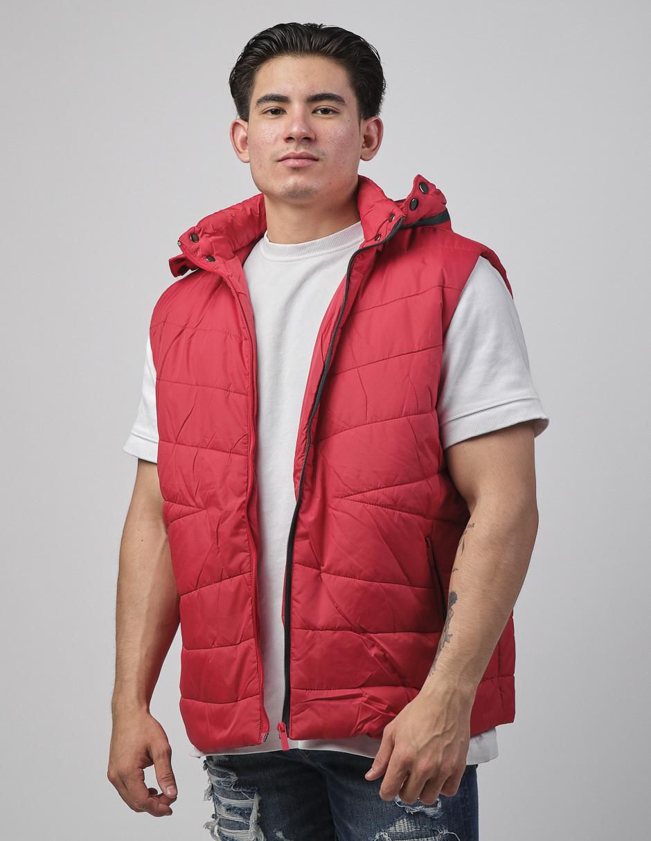 Chaleco con capucha para hombre